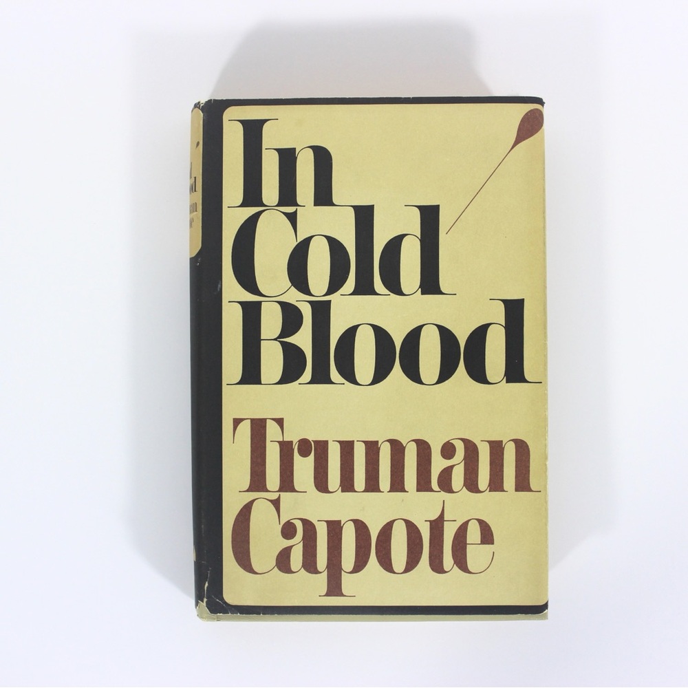 1965 Edition Truman Capote In Cold Blood Hard Cover with Dust Jacket